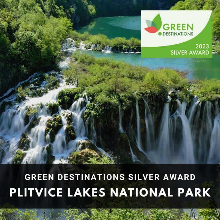 Green destinations silver award 2023Plitvice Lakes